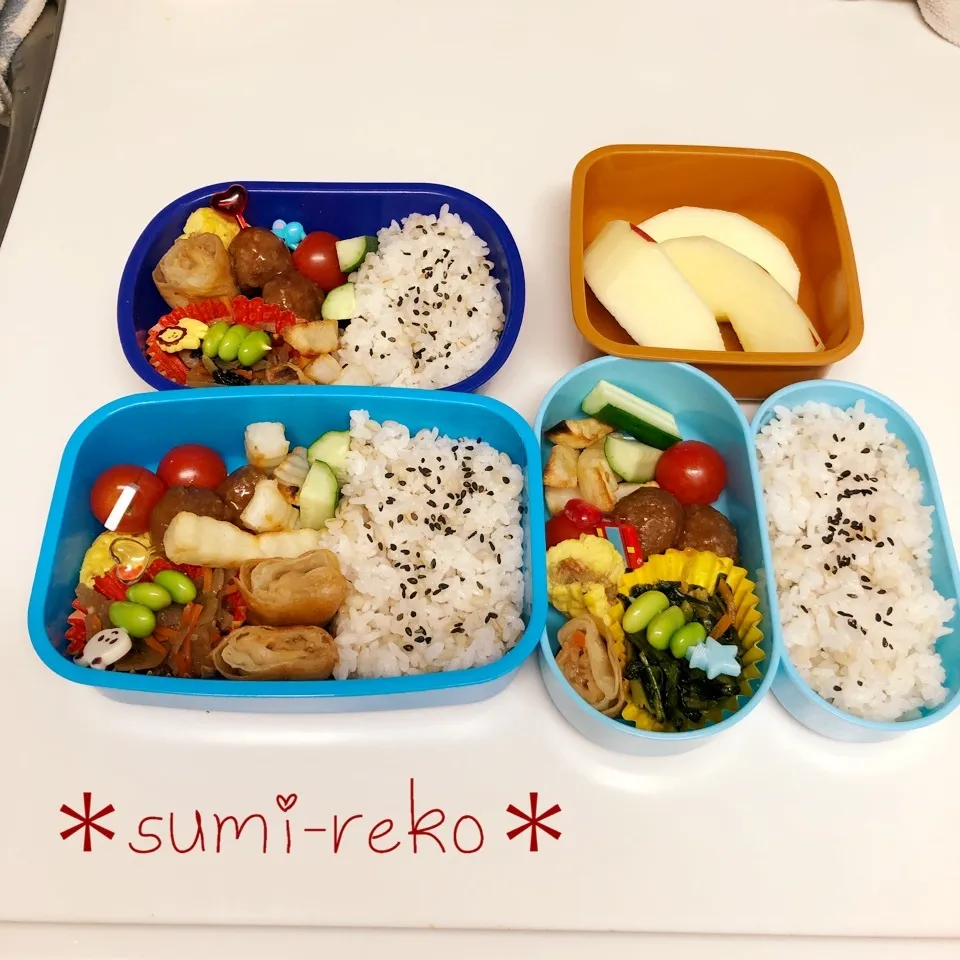 幼稚園お弁当♪&ついでに弁当 3歳、2歳|sumire-koさん