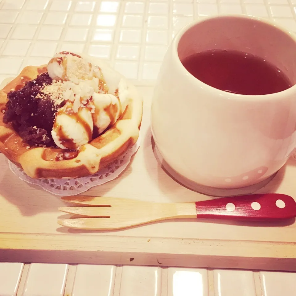 Snapdishの料理写真:米粉のワッフルボール☆|marikoさん