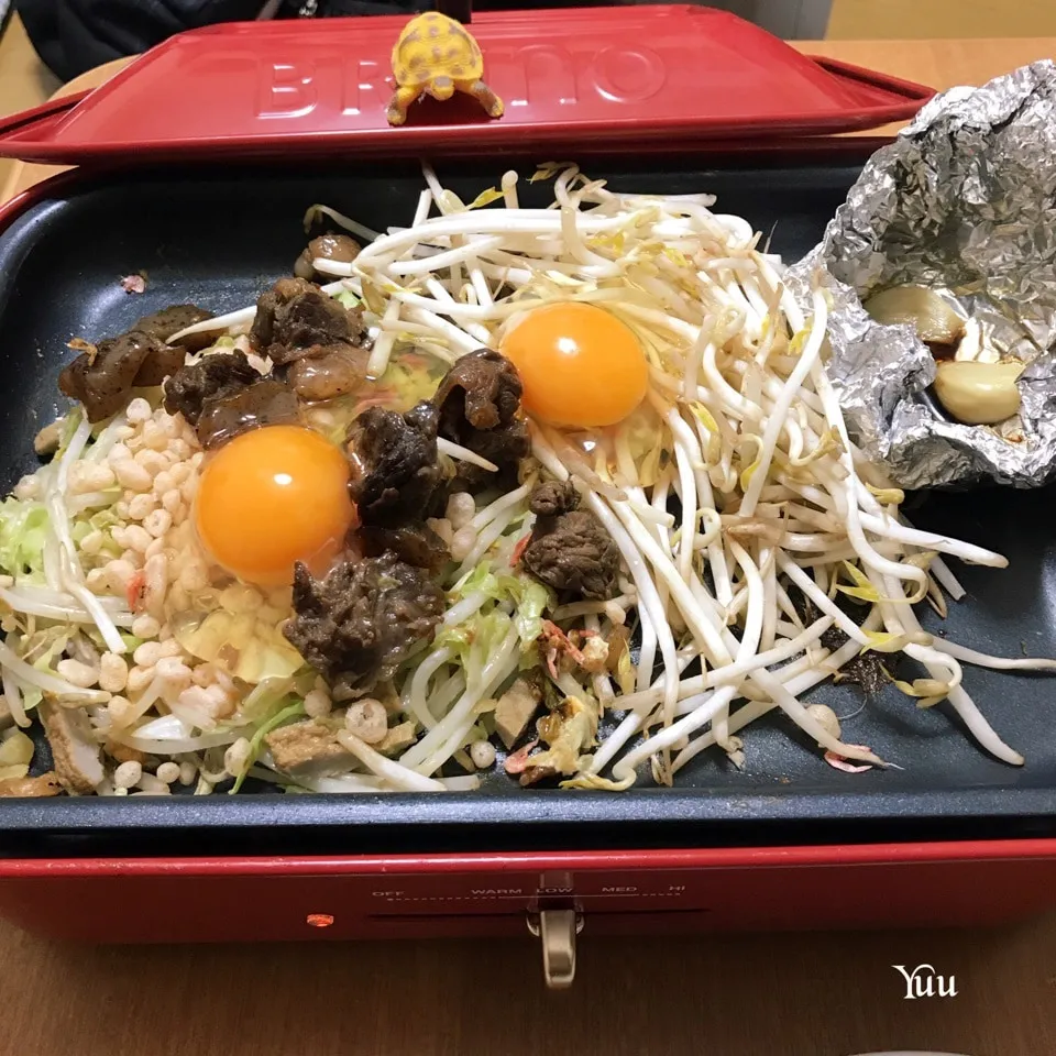 Snapdishの料理写真:11/1☆鉄板焼き☆けろさんちのアレ。|ゆうさん