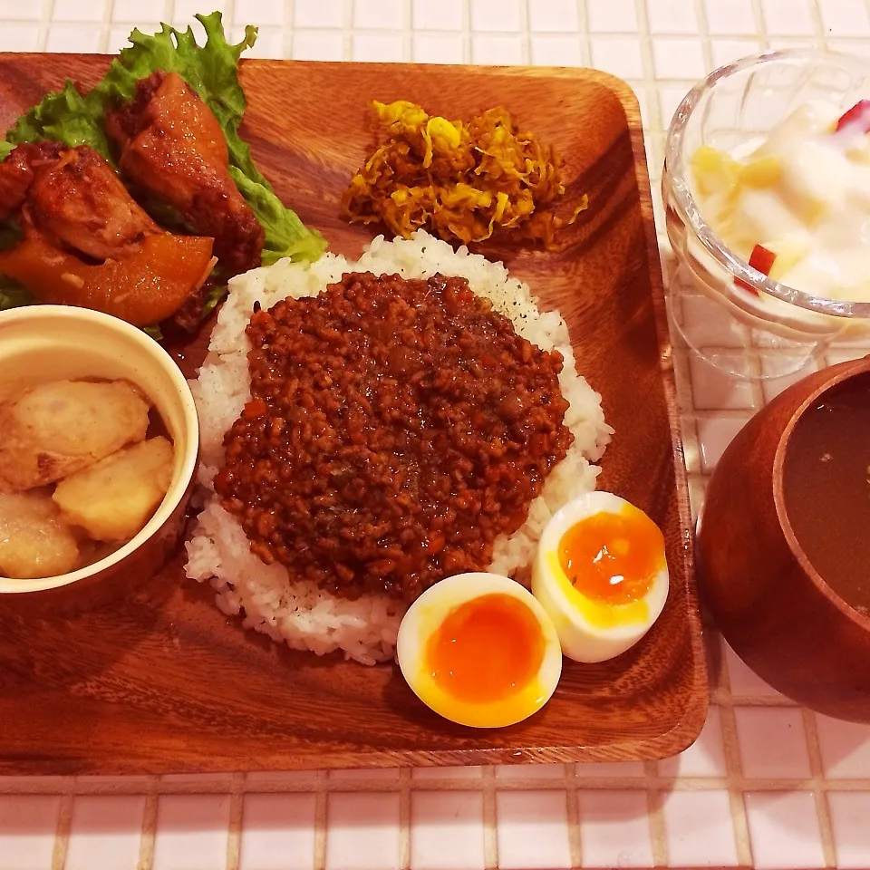 今日の晩御飯☆キーマカレー☆|marikoさん