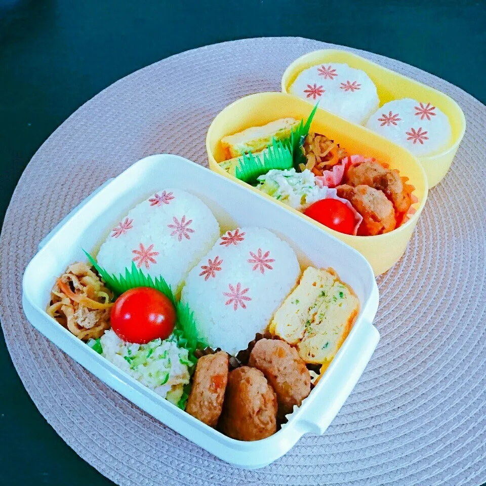 Snapdishの料理写真:11月5日 姉弟弁当|bobbinさん