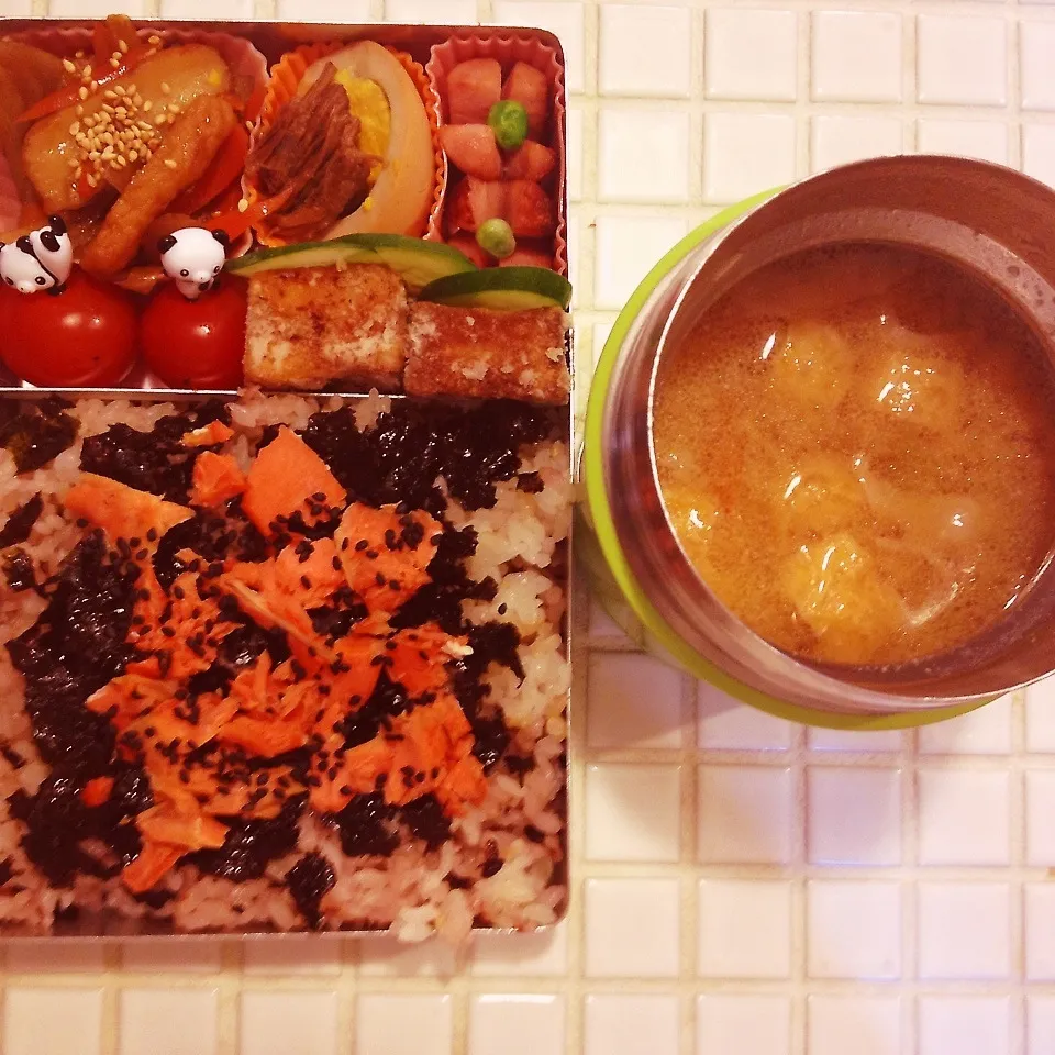 Snapdishの料理写真:残り物弁当☆|marikoさん