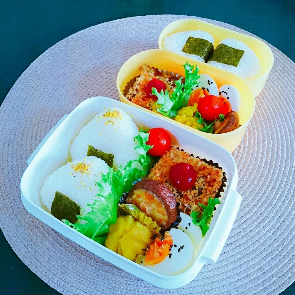 Snapdishの料理写真:10月26日 姉弟弁当|bobbinさん