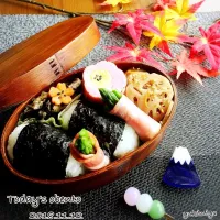自分弁当で♪今週もよろしくお願いします( ⁎ᵕᴗᵕ⁎ )❤︎