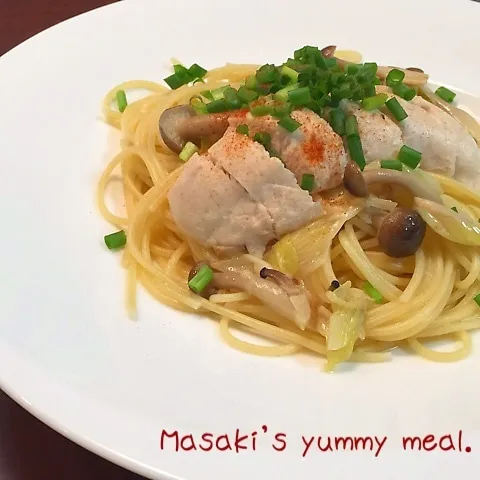 ラボエム風・蒸し鶏と青ネギの和風ソース|Masaki Nasuさん