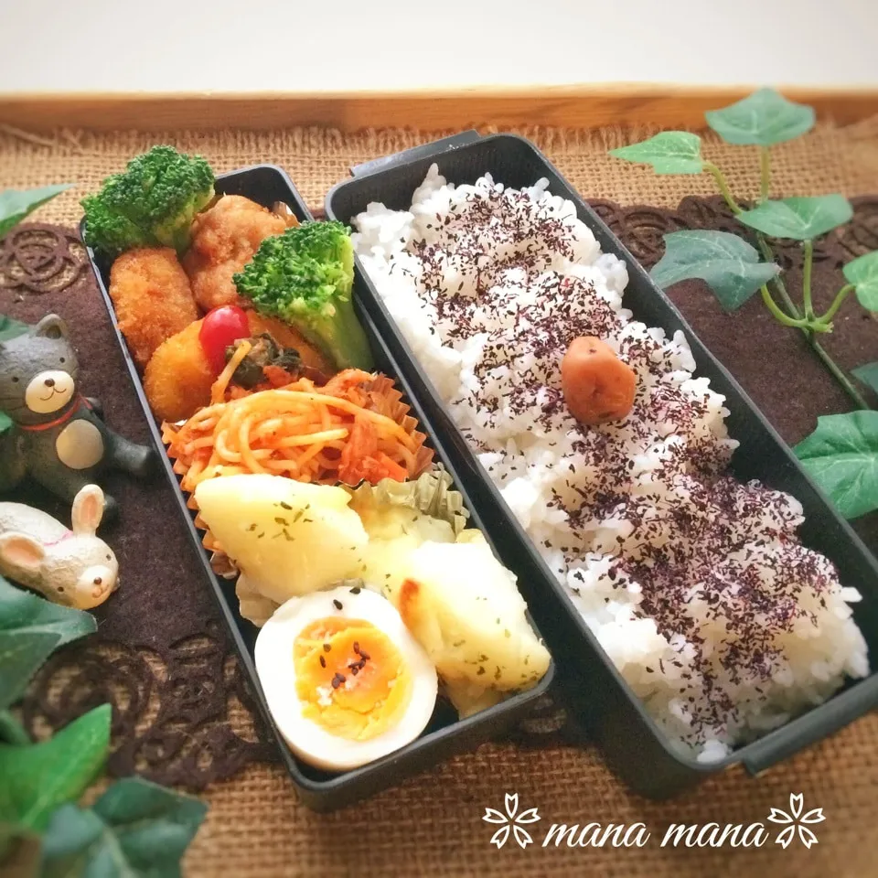 Snapdishの料理写真:11/12月曜日のお弁当〜|まなまな♡さん