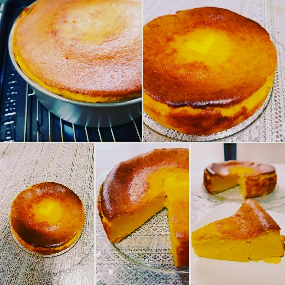 パンプキン🎃チーズケーキ|まんまるこさん