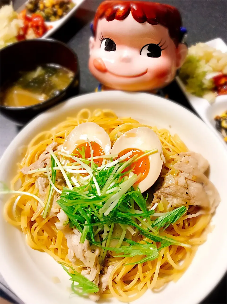 意外とさっぱり♡ネギ塩豚パスタ。|ぽき。さん