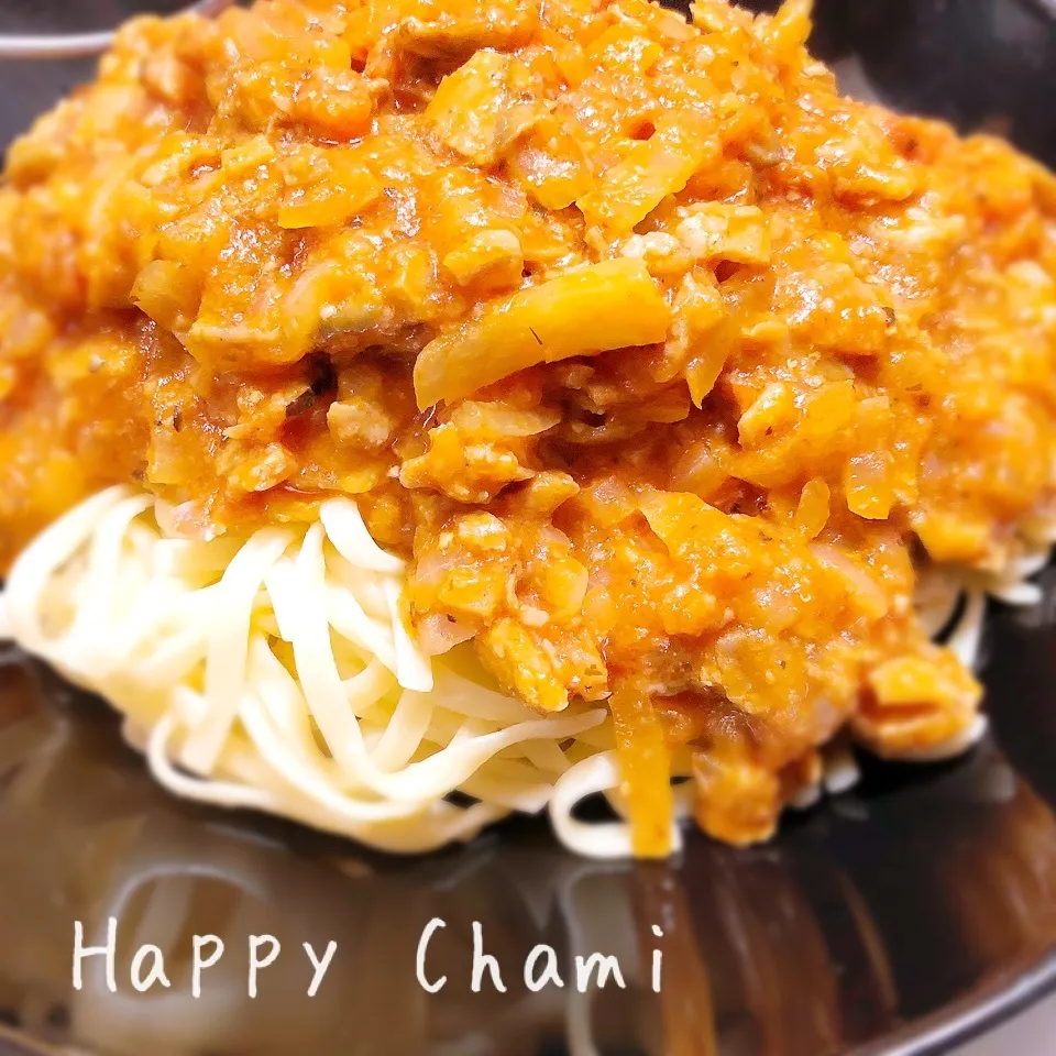 ミートソースパスタ|chamiさん