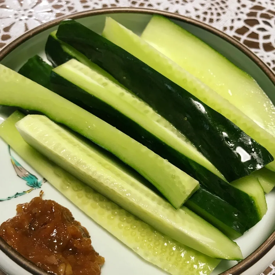 ウチのキュウリで🥒もろきゅう|iguigupopさん