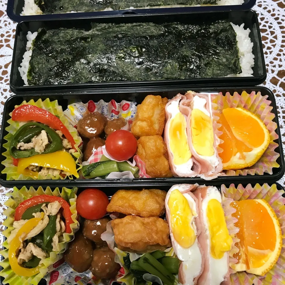 息子と娘のお弁当🍱6/21|iguigupopさん