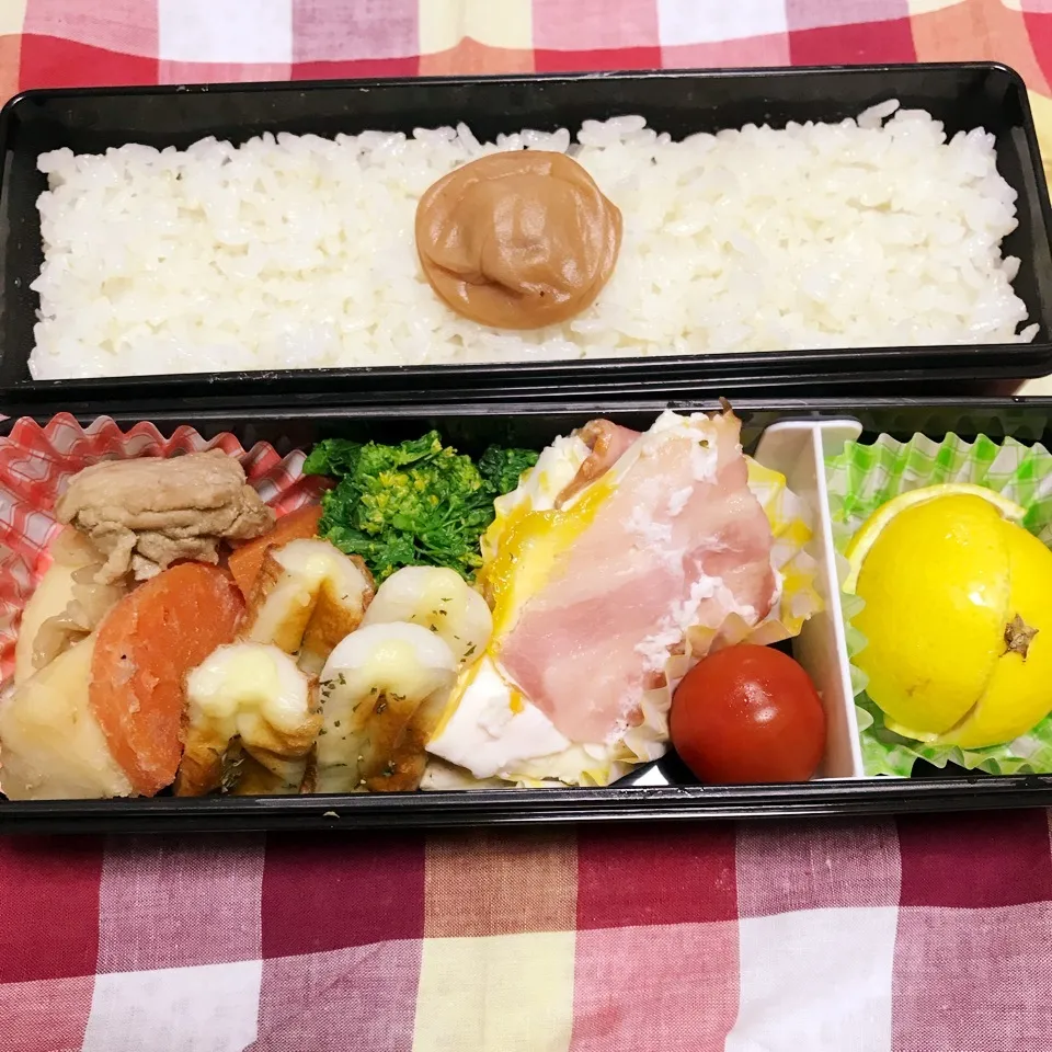 Snapdishの料理写真:高1娘のお弁当🍱4/11|iguigupopさん