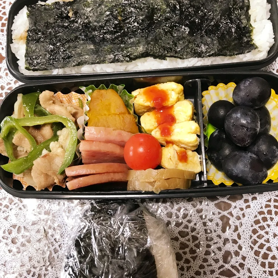 高3息子のお弁当🍱🍙9/19|iguigupopさん