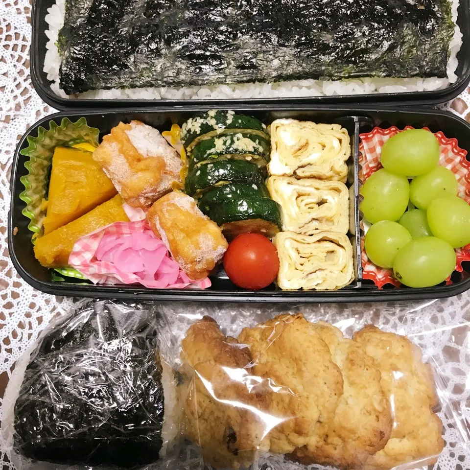 高3息子のお弁当9/14🍱🍙|iguigupopさん