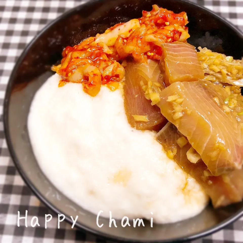 残り物で丼|chamiさん