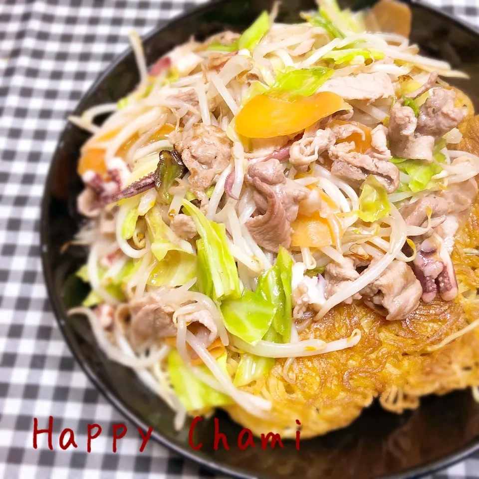 餡掛け焼きそば|chamiさん