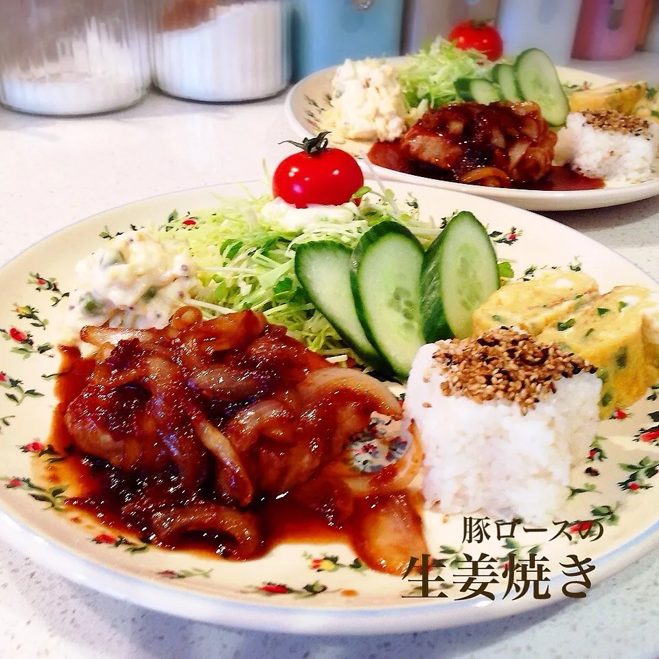 抜群に美味しい生姜焼きのタレ♥︎今日は豚ロースでっ。|はーちゃんさん