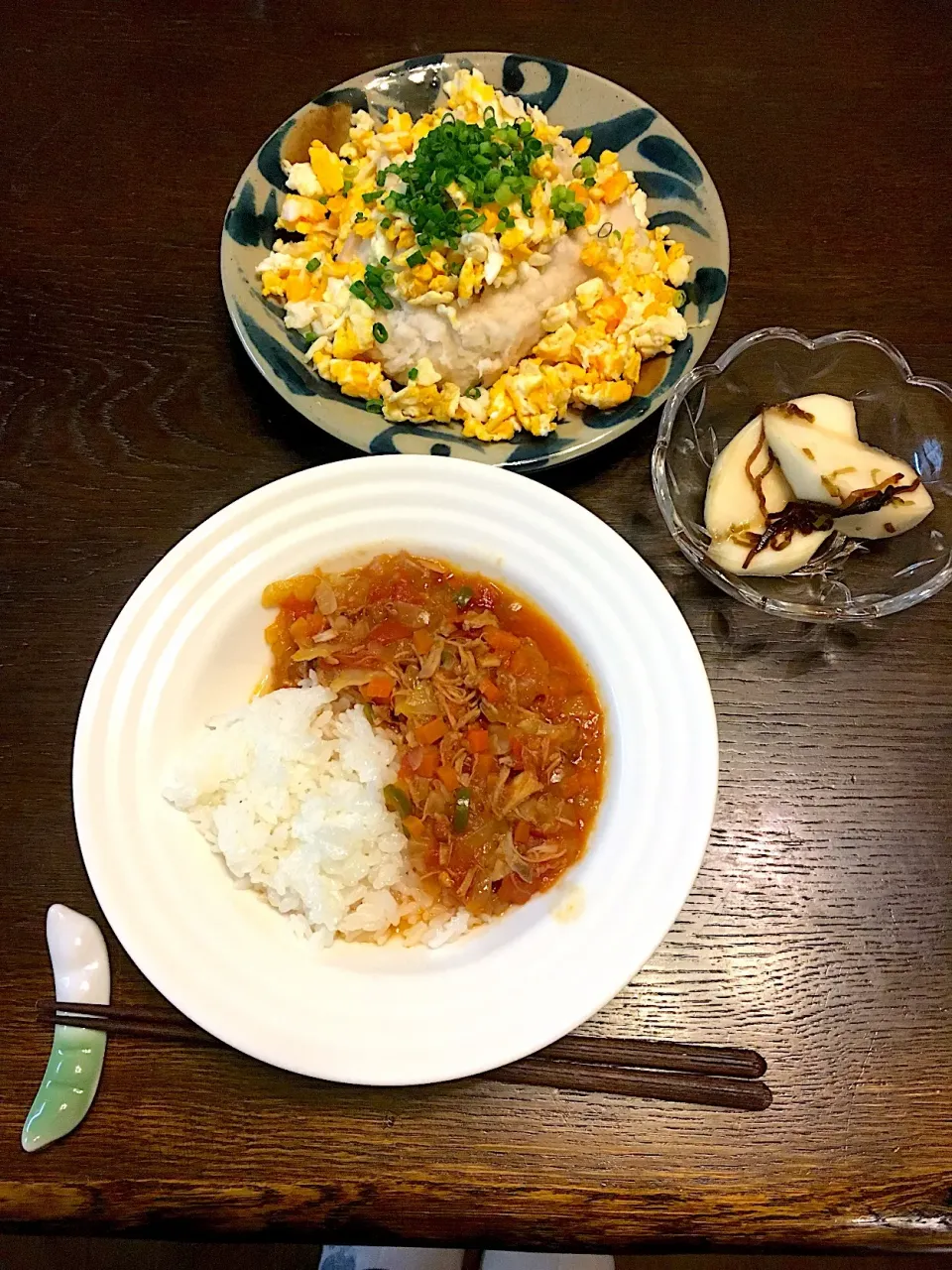 ミネストローネ&ライス
里芋のポテサラ
カブの塩昆布浅漬け|カドラさん