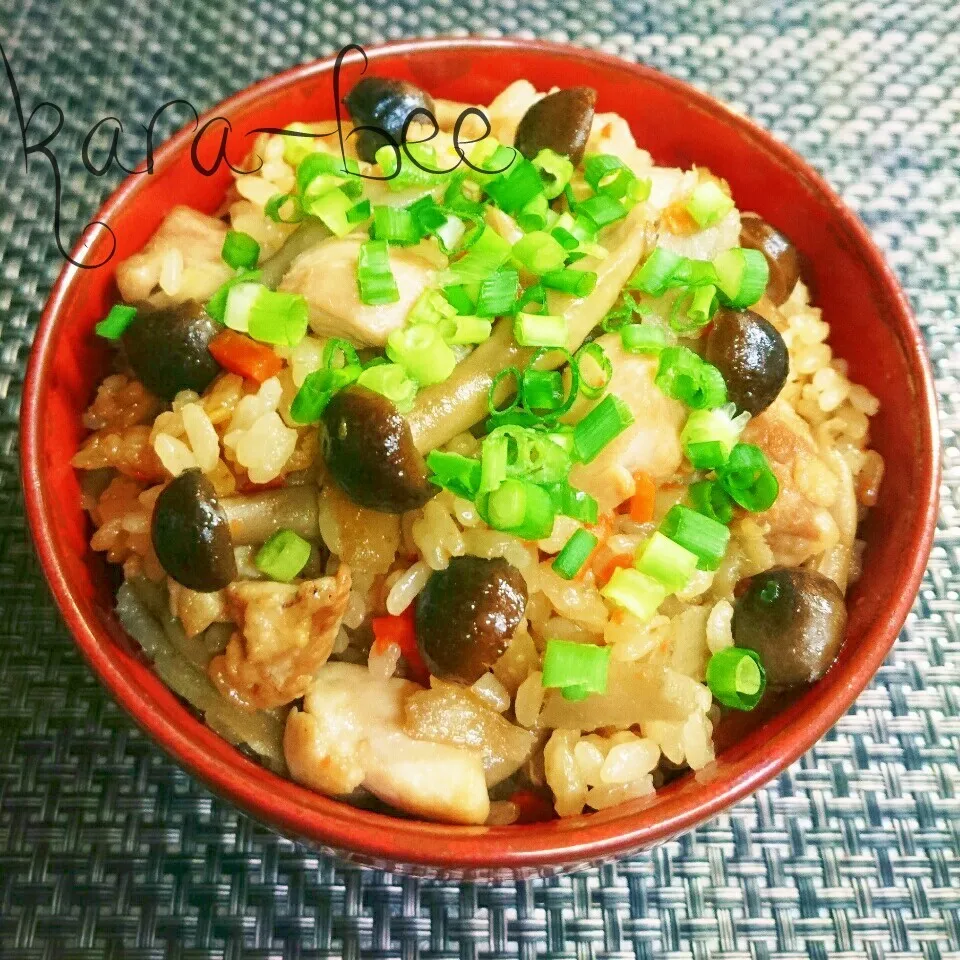 簡単!激ウマ♡味染み染み!中華風鶏ごぼうご飯|からあげビールさん