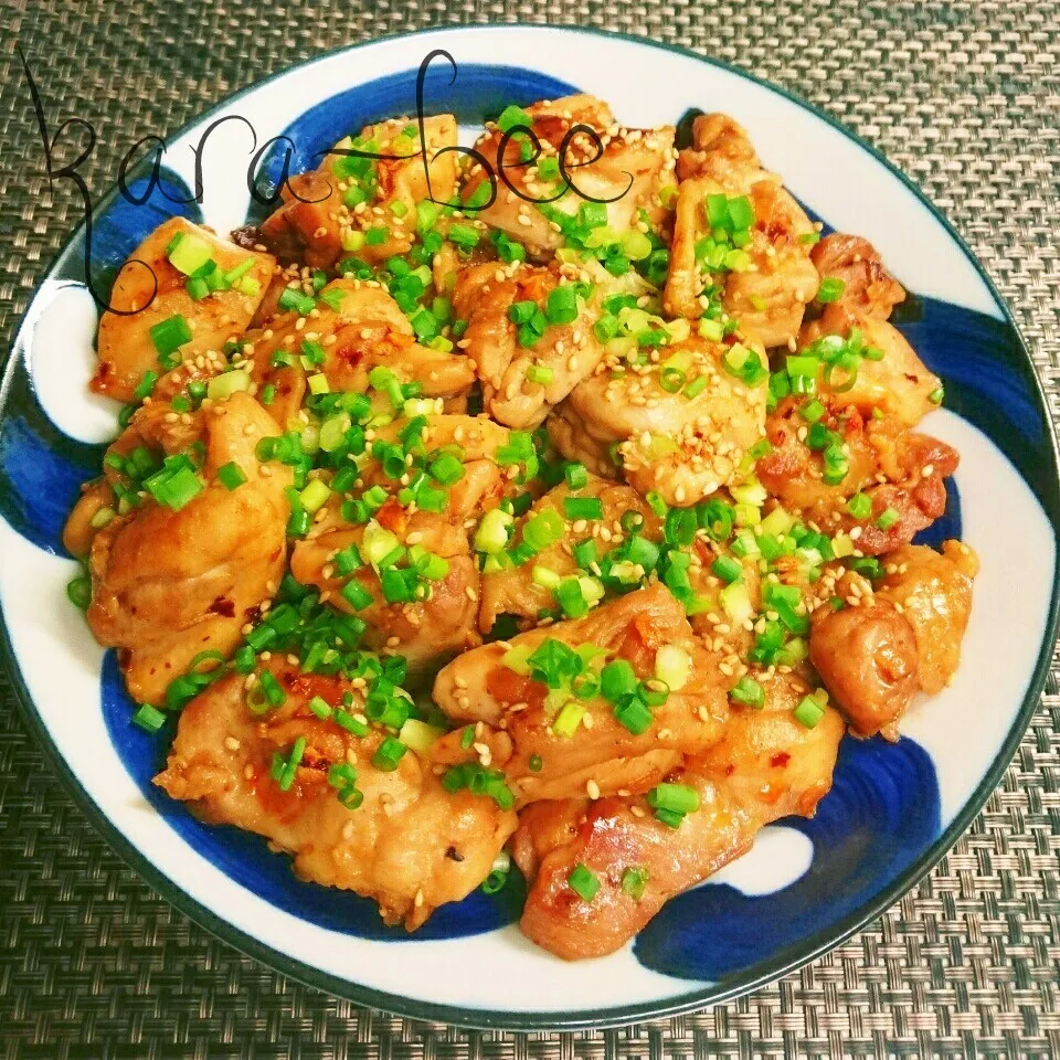 おビールぐびぐび♡ネギだくスタミナ!旨辛ラーポンチキン|からあげビールさん