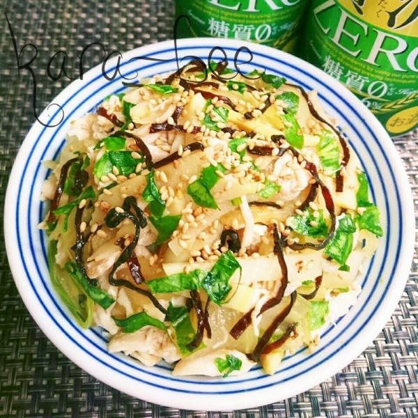 こりゃ旨い たけのことセロリとささみの塩こんぶ柚子胡椒ナムル からあげビール Snapdish スナップディッシュ Id Syltga