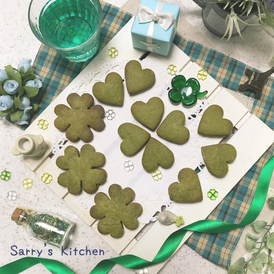 St.Patricks day ♡抹茶ホワイトチョコサンド♪|Sarryさん