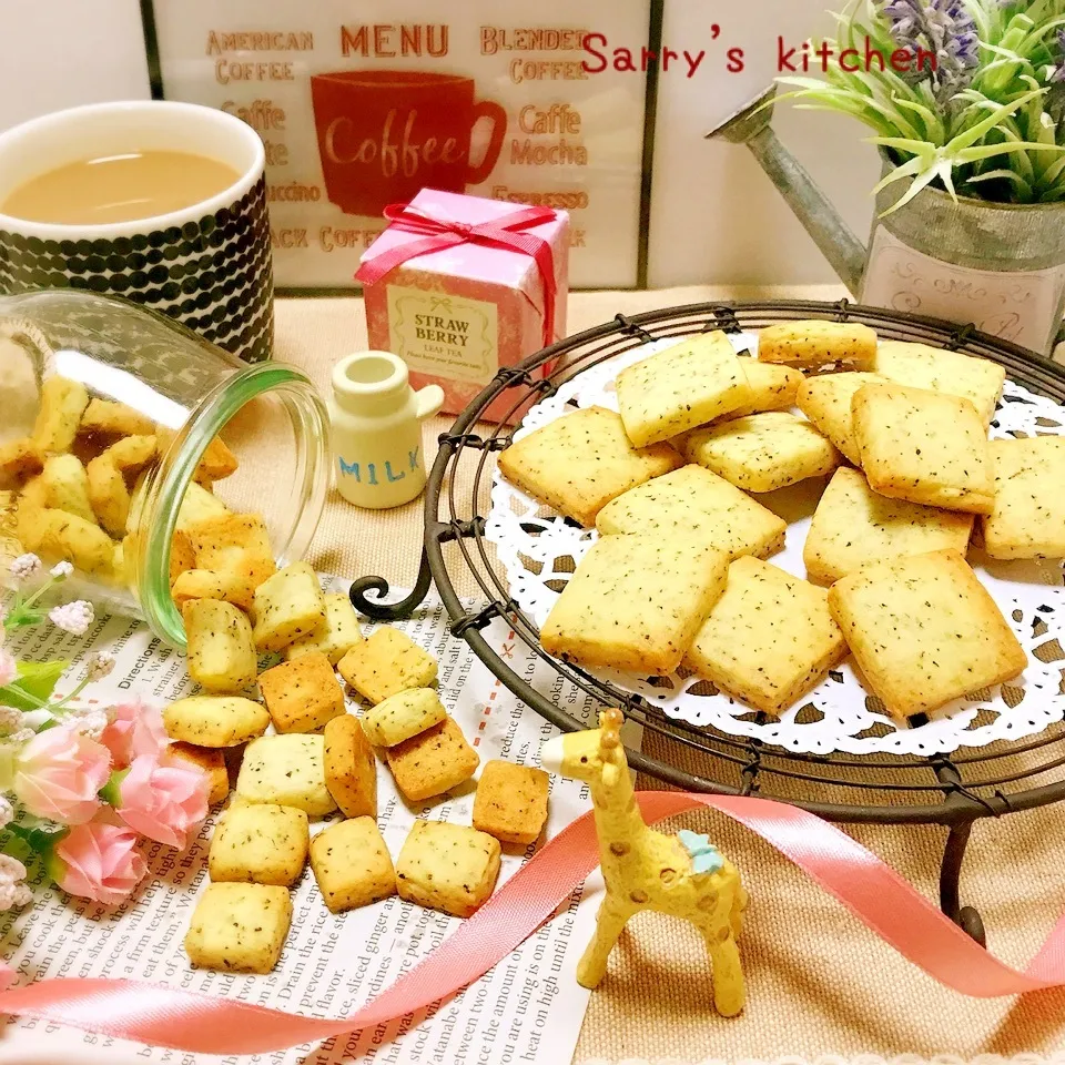 簡単♡紅茶の茶葉を入れて♪Tea leaf cookie|Sarryさん