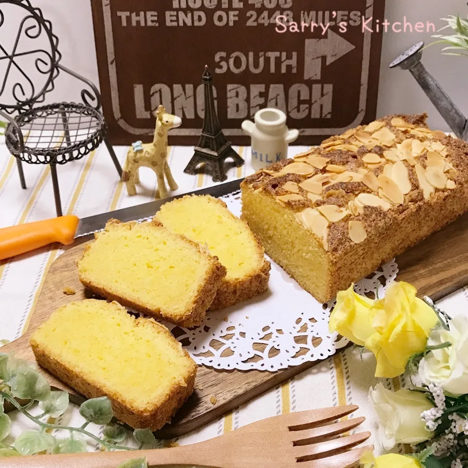 卵黄だけで♡カトルカール風パウンドケーキ♪|Sarryさん