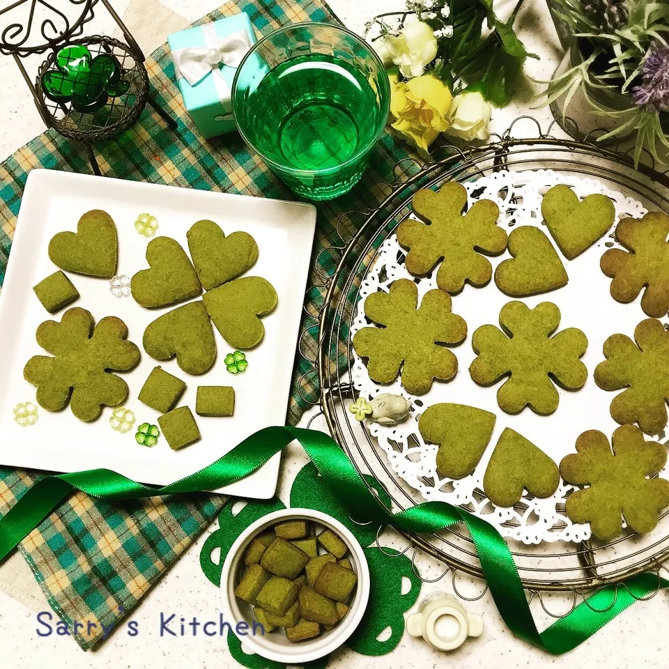 St. Patrick's Day🍀 サクサク抹茶クッキー|Sarryさん