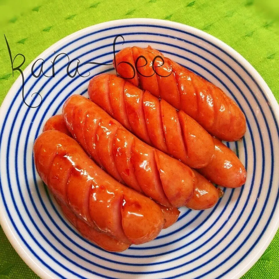 照りっ照りスイチリ照り焼きウインナー♡お弁当におつまみに|からあげビールさん