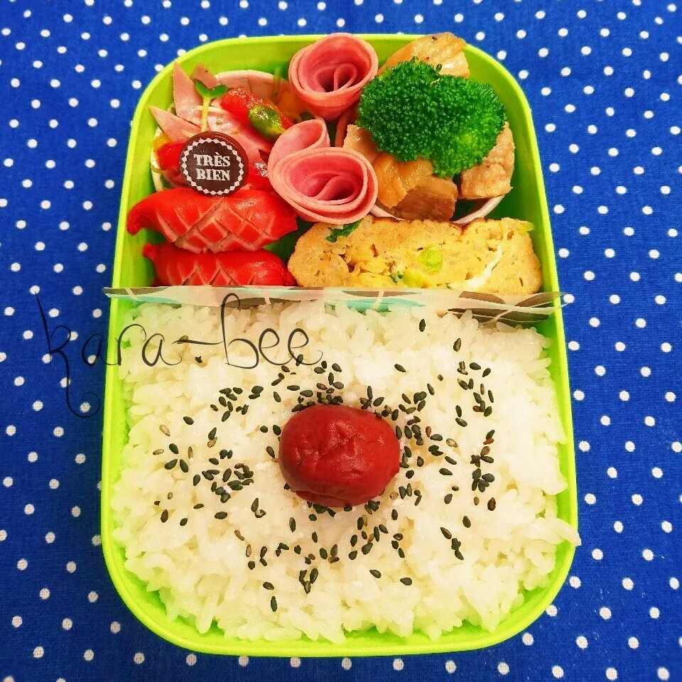 今日の学童弁当|からあげビールさん