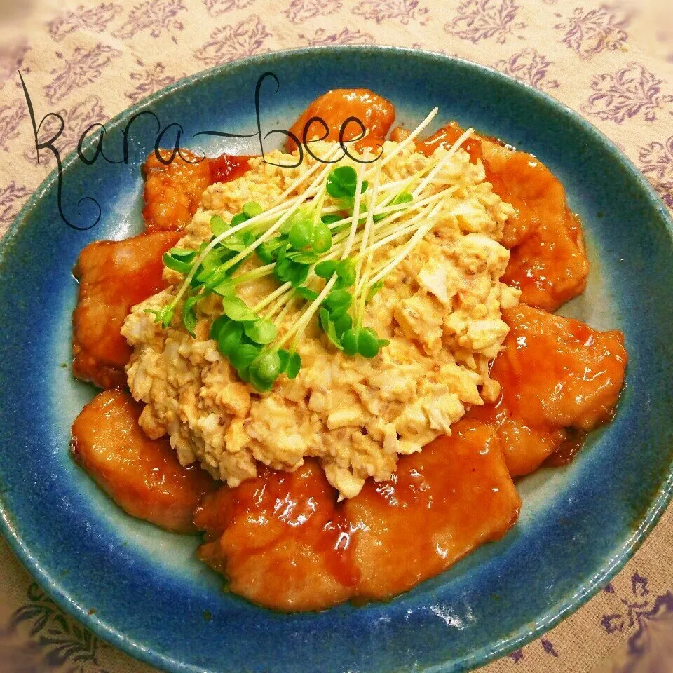 節約90円♡レンジで作る和風胡麻タルタル乗っけ照り旨チキン|からあげビールさん