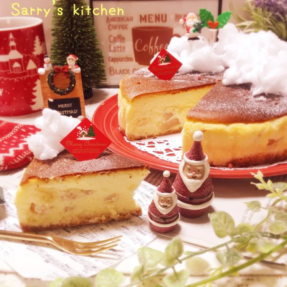 Merry Xmas♡なラフランスのベイクドチーズケーキ♪|Sarryさん