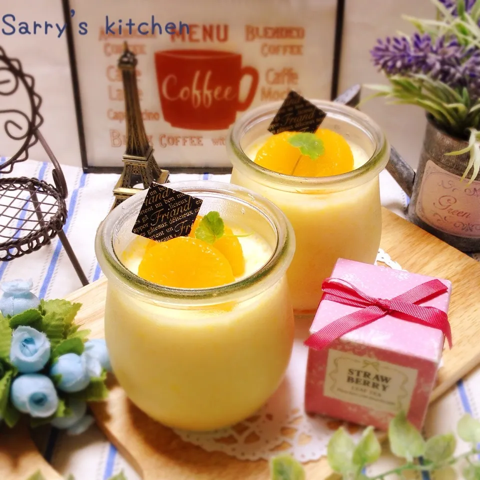 ミカン缶で♡粒つぶミカンヨーグルトゼリー♪♪|Sarryさん