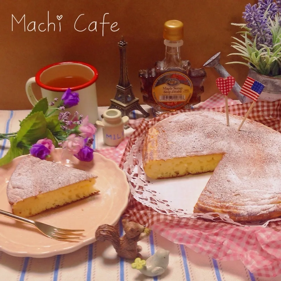 Snapdishの料理写真:サワーテイスト♡HMでヨーグルトパンケーキ♪|Sarryさん