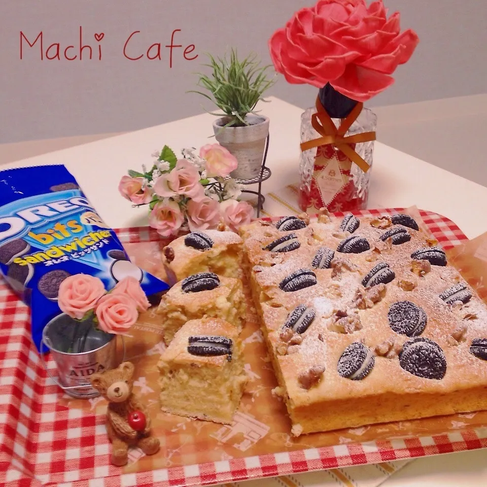 生クリーム♡オレオバナナケーキ♪|Sarryさん