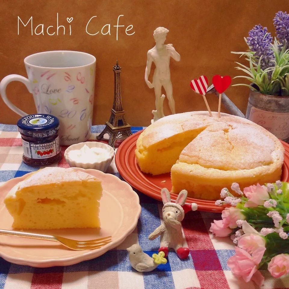 Snapdishの料理写真:ふわふわ♡HMでスフレパンケーキ♪|Sarryさん