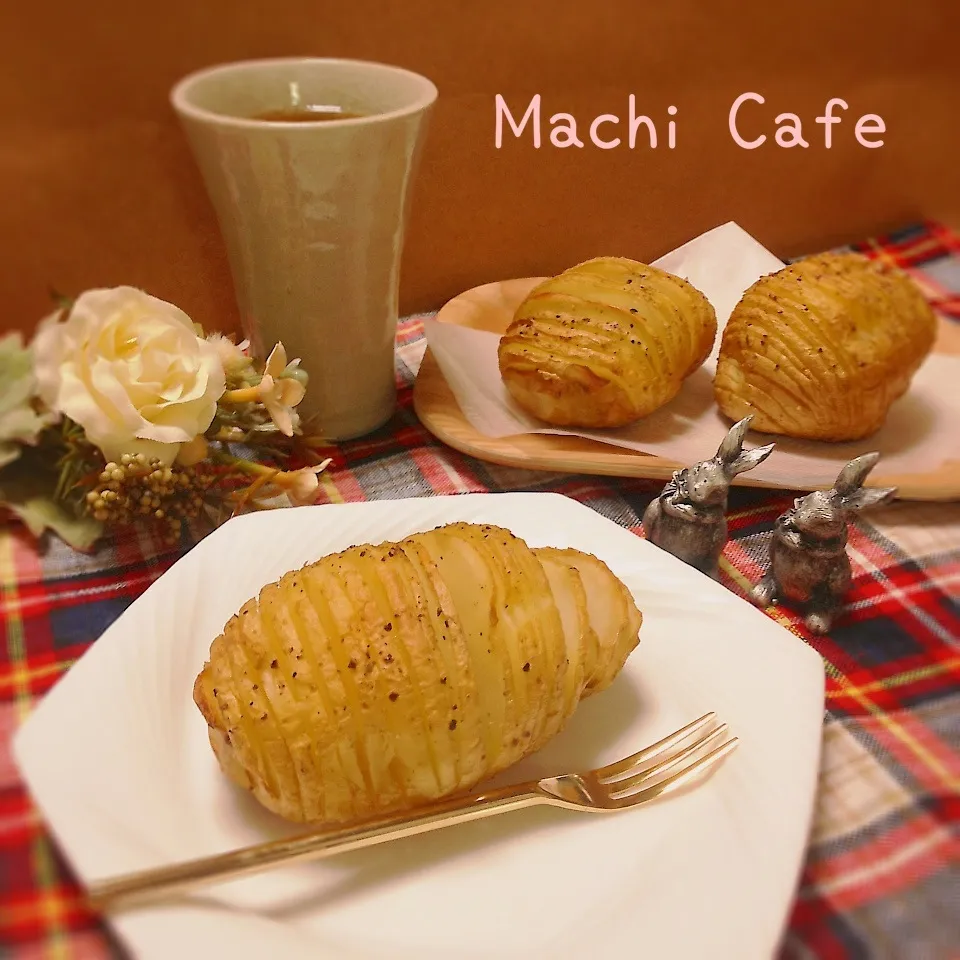 Snapdishの料理写真:Baked Potato♡like a accordion|Sarryさん