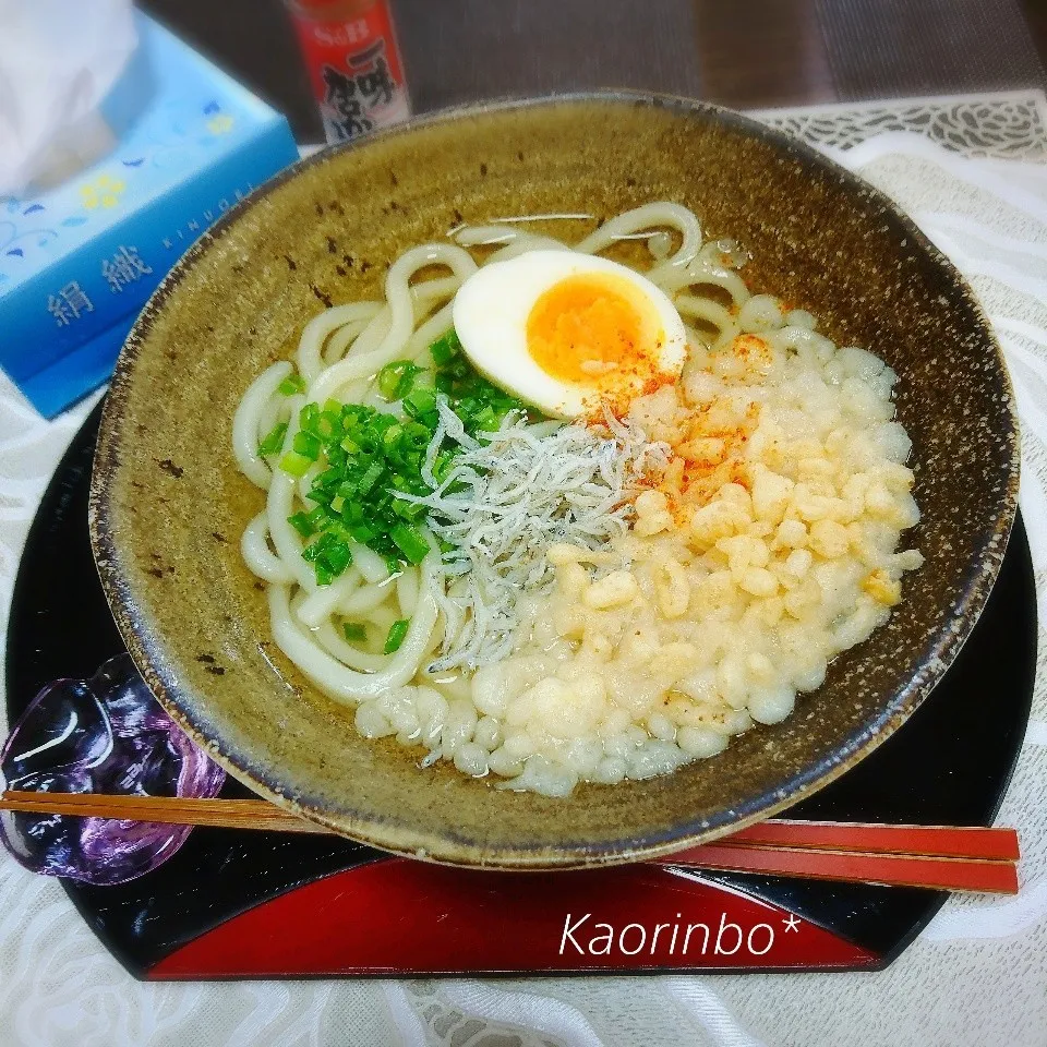 鼻セレブな風邪っぴきさんのお昼うどん|Kaorinboさん