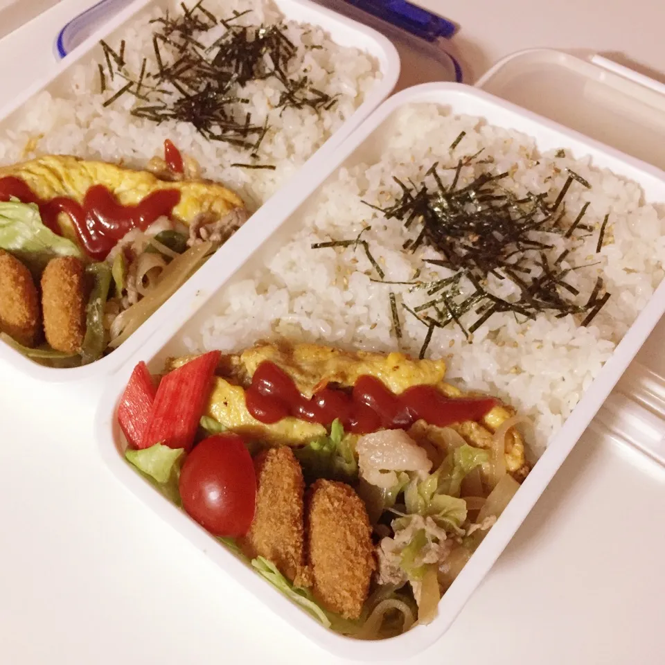 Snapdishの料理写真:オムレツ弁当|takarinさん