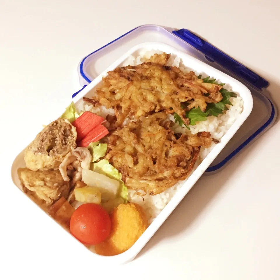 かき揚げ丼弁当|takarinさん