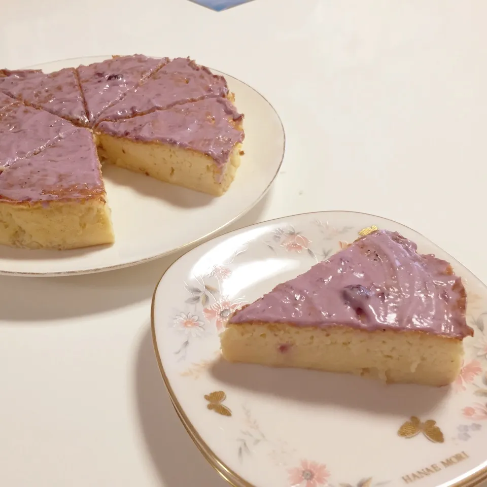 フレッシュぶどう入りヨーグルトチーズケーキ|takarinさん