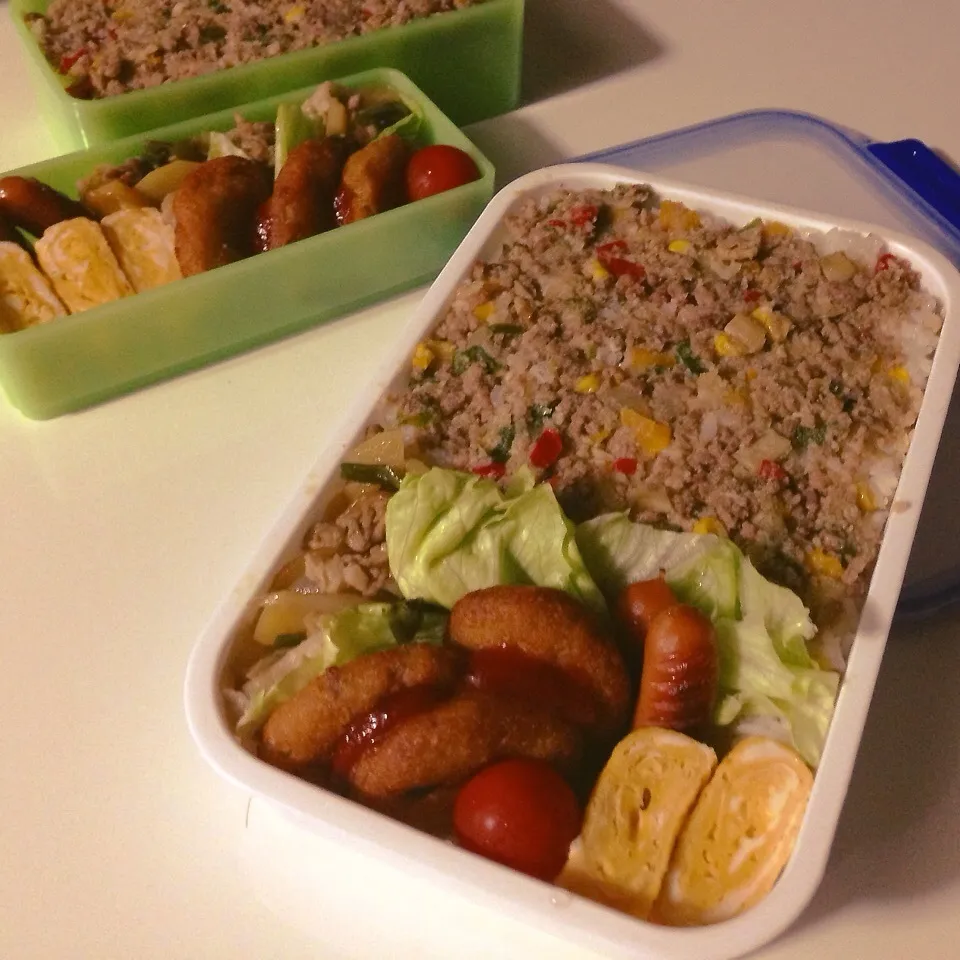 Snapdishの料理写真:ガパオライスのお弁当|takarinさん