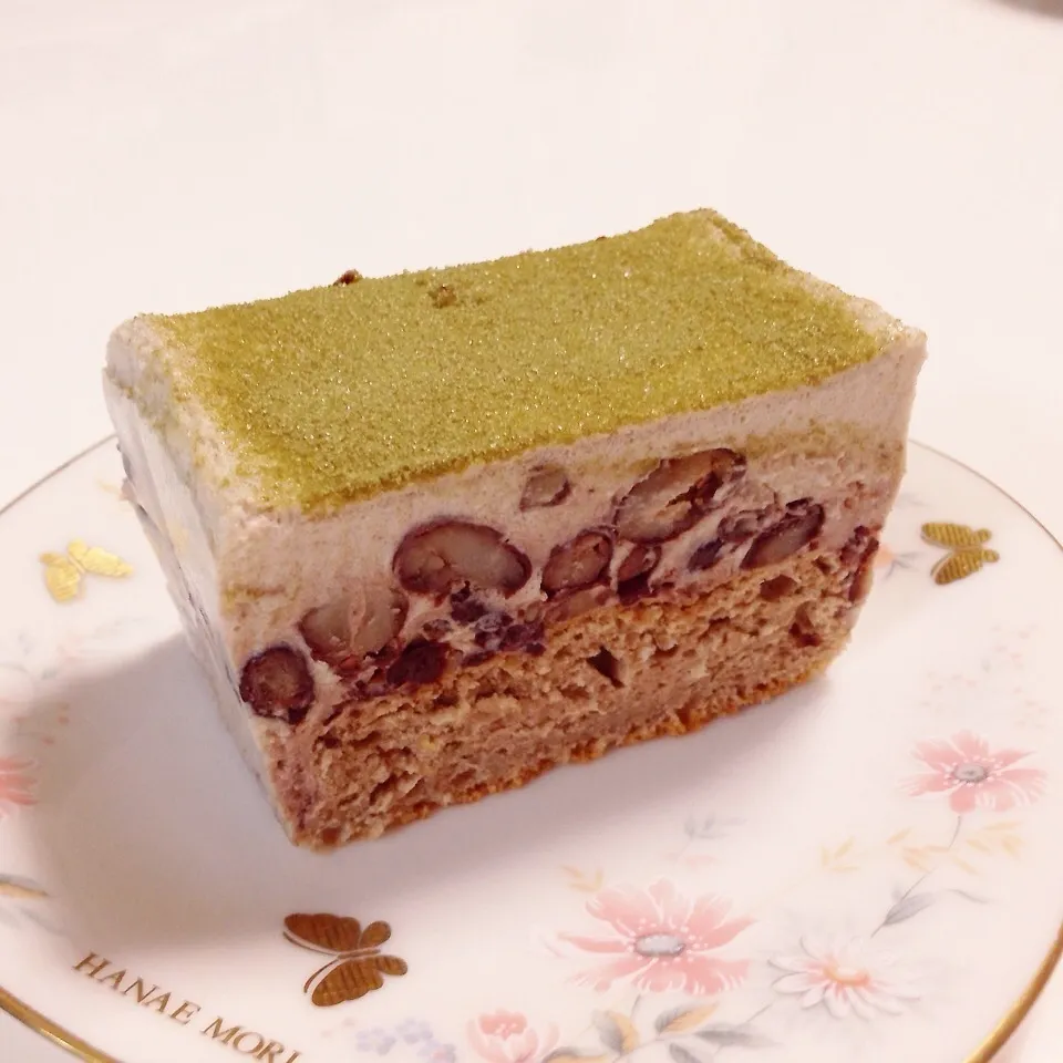 おとといの小豆を使って抹茶小豆ケーキ|takarinさん