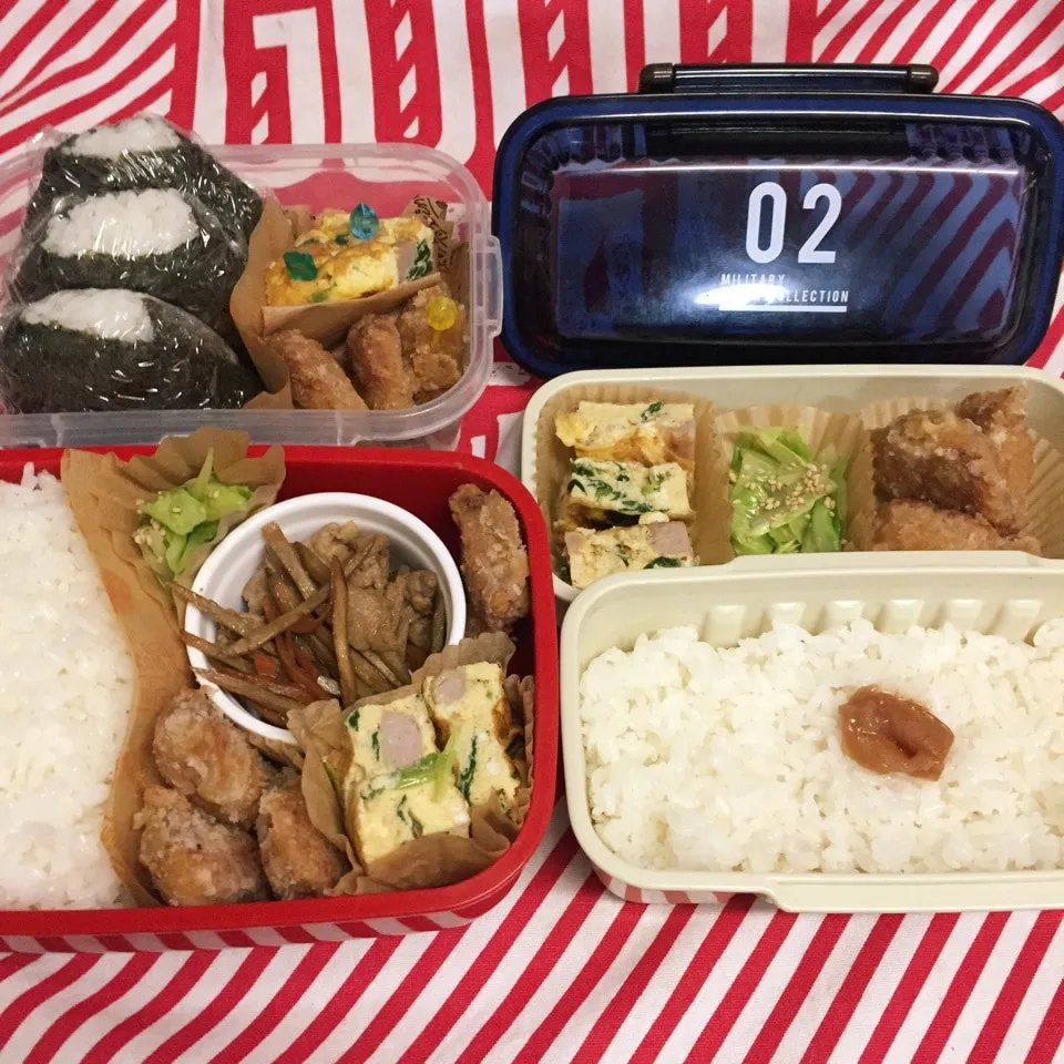 Snapdishの料理写真:男子高校生弁当 N o.421・今日も感謝弁当|mickyさん