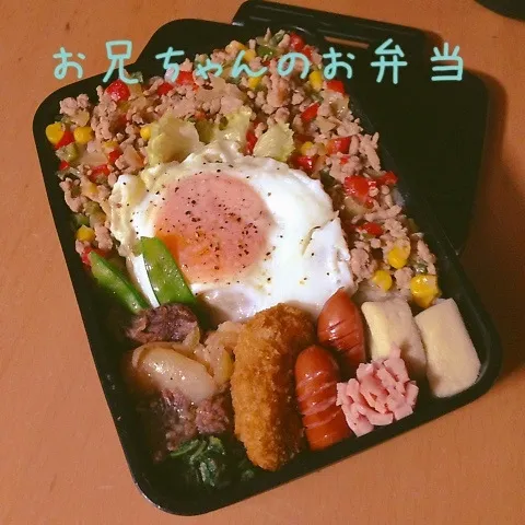 お兄ちゃんの大好きなガパオライス弁当！|takarinさん