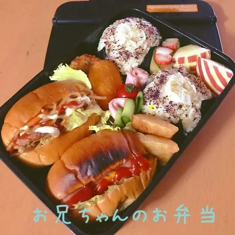 パンとご飯のお弁当…|takarinさん