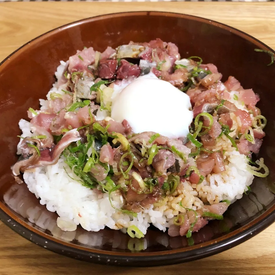 アジのたたき丼|まぁたんさん