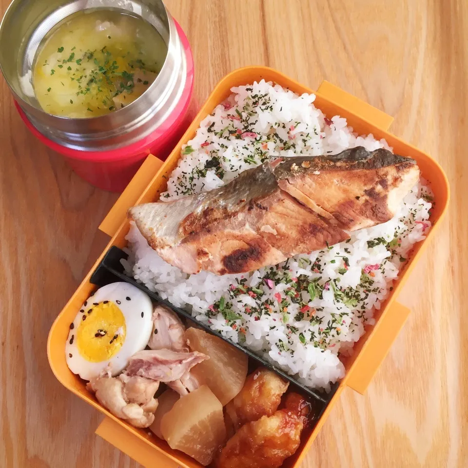 Snapdishの料理写真:2018.11.1 高2球児弁当|Loackerさん