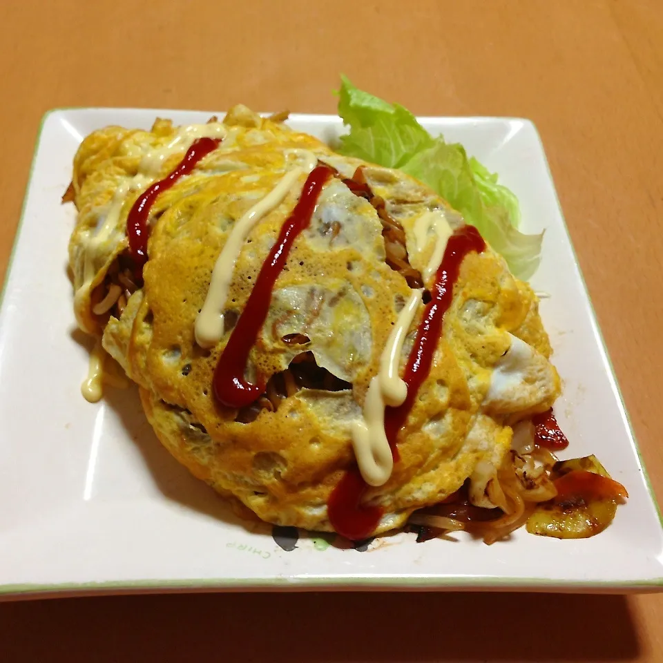 Snapdishの料理写真:今夜はロール焼きそば|takarinさん